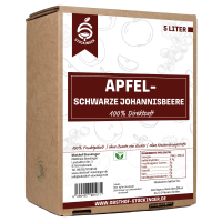 Apfel-schwarzer Johannisbeersaft 5 Liter Bag in Box